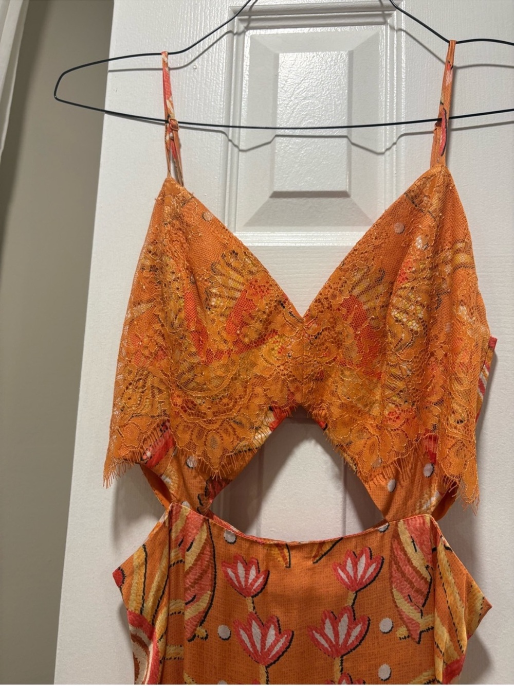 Farm Rio x Anthropologie V-Neck Cutout Maxi Dress - Picture 6 of 8